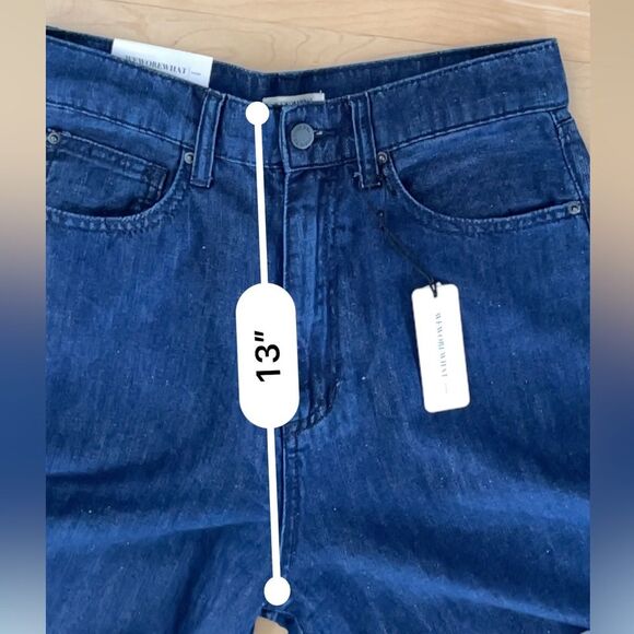 WEWOREWHAT High Rise Wide Leg Jeans in Hayes Wash 28 NWT - Picture 5 of 14